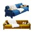 Lugar Nefertiti 3-person sofa - Thumbnail 8