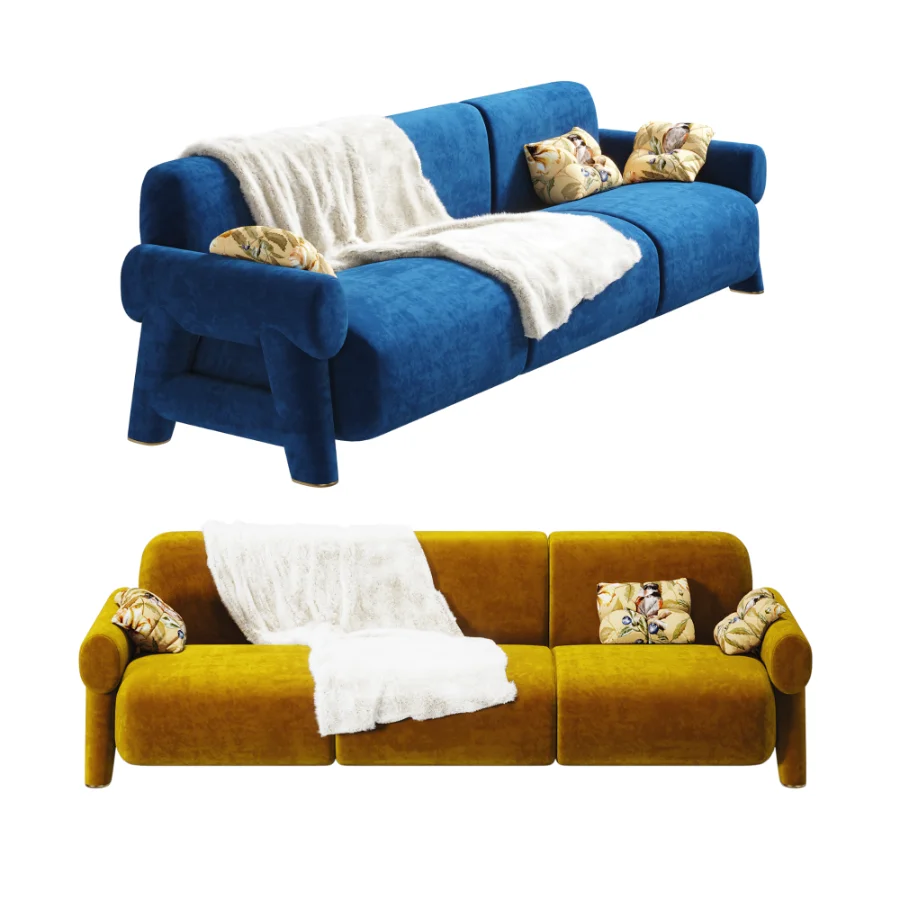 Lugar Nefertiti 3-person sofa - Image 8