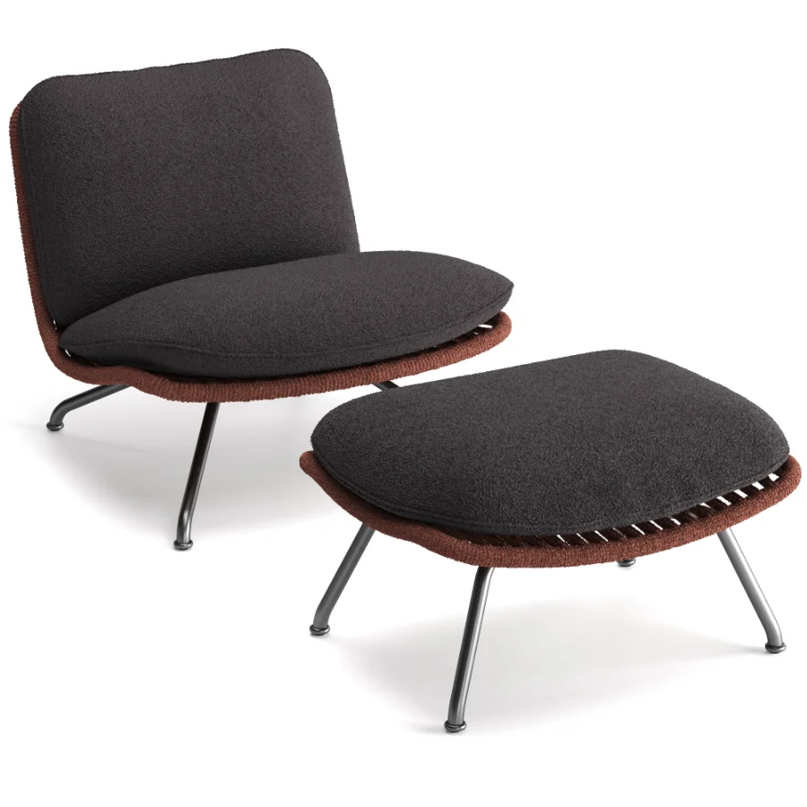 Pattie Cord Outdoor Armchair - Image 3