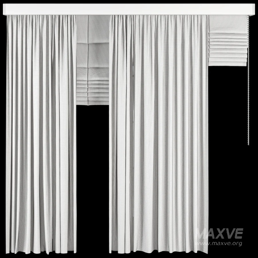 Silk and Cotton Curtain Set 100 - Image 6