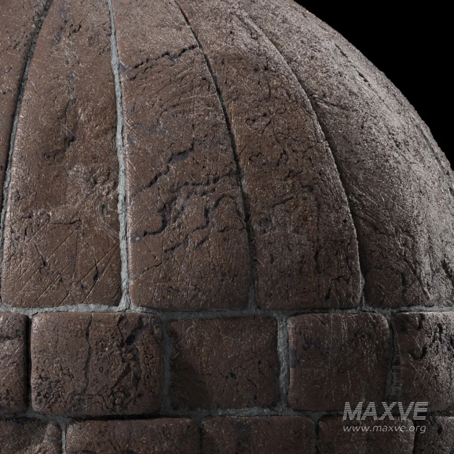 D319 Decorative Slat Stone wall – Sbsar Pbr 4k Seamless - Image 3