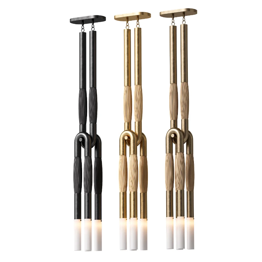 Pendant Lamp Apparatus Horsehair 4 - Image 2