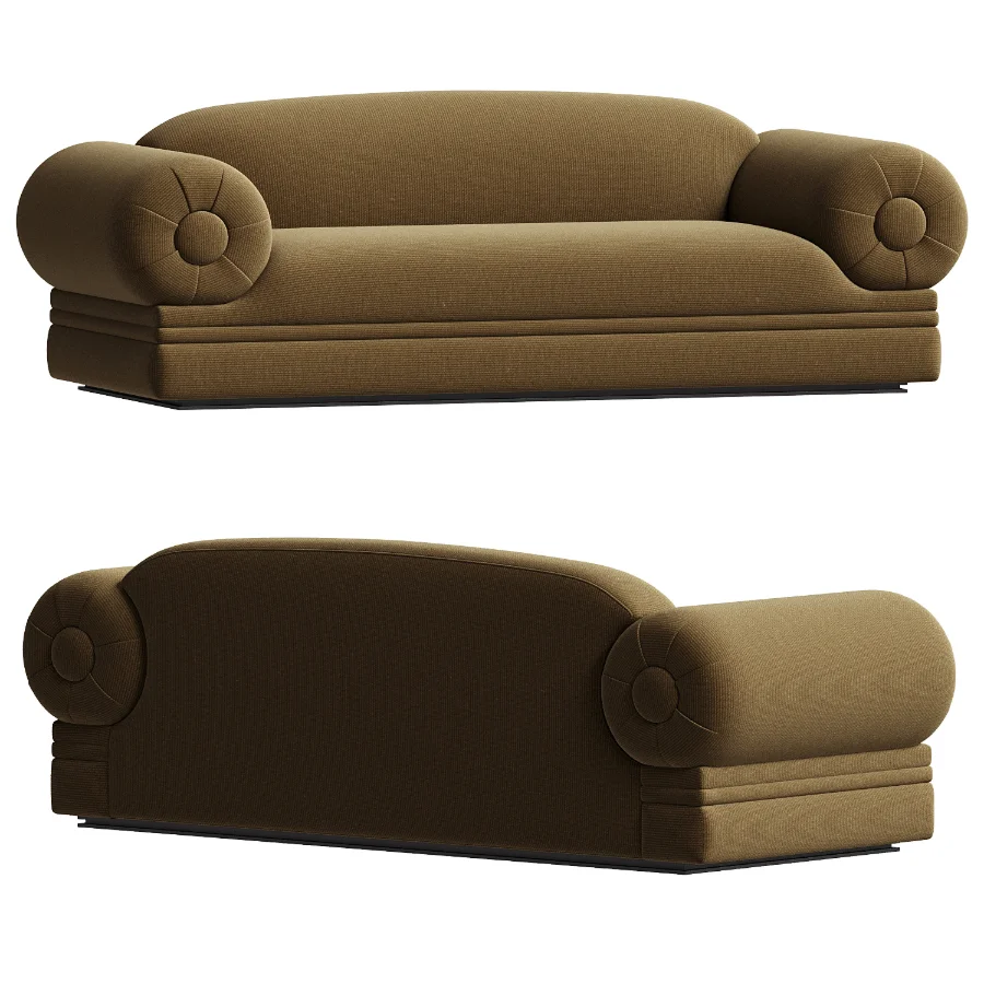 Beige Jacquard Sofa Louison - Image 3