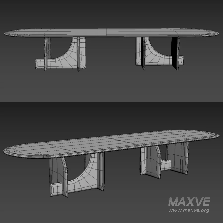 Selce-T Refectory Table 425 By Gallottiradice - Image 3