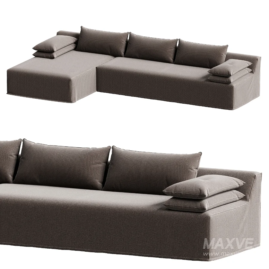 Maxim Chaise Sectional Sofa - Image 5