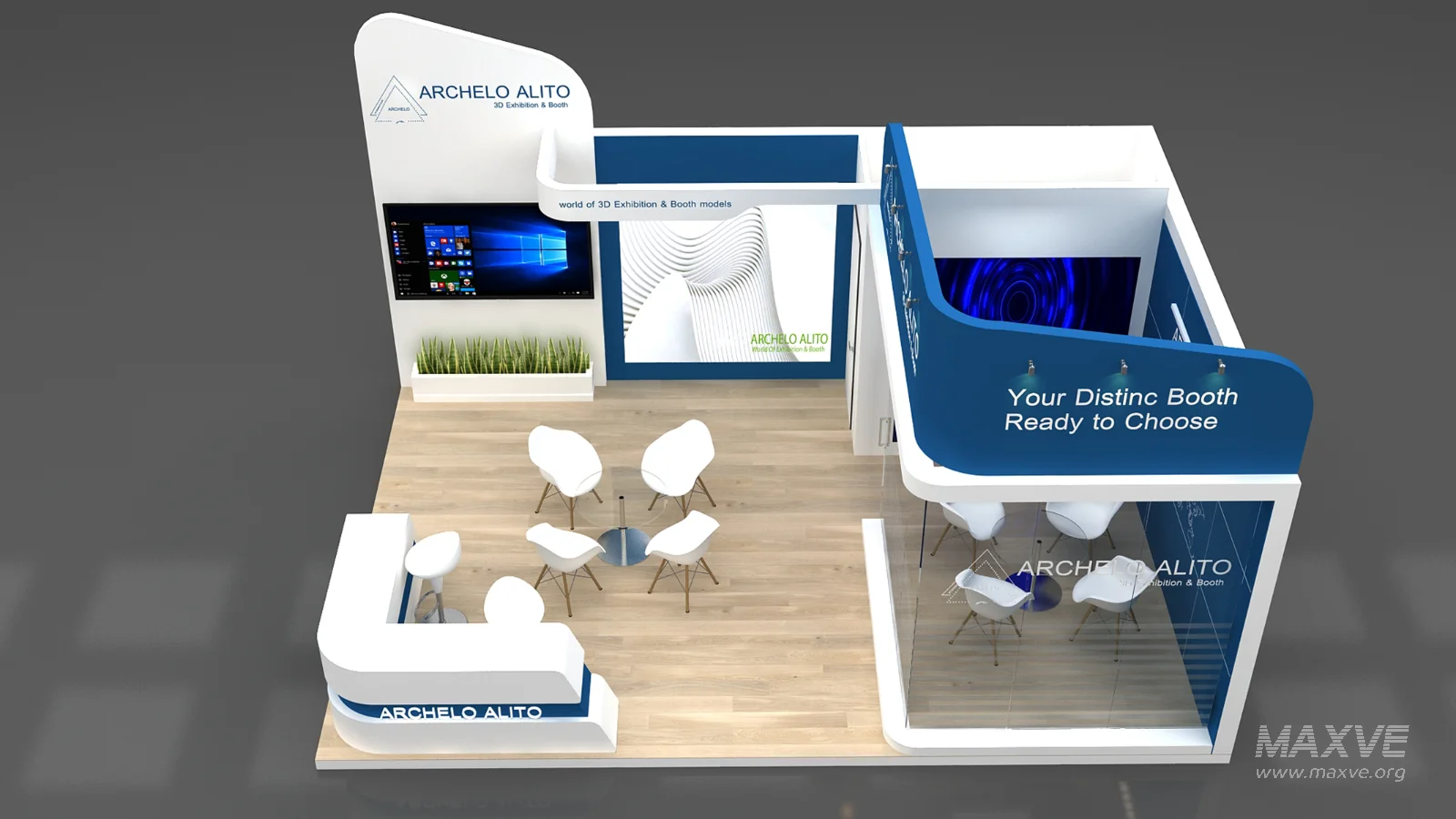 exhibition 3d model - Image 4