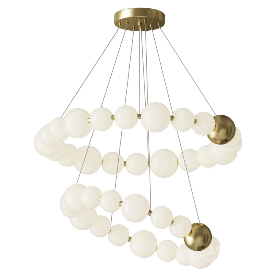 WOMO Pear Necklace Circular Chandelier - Image 1