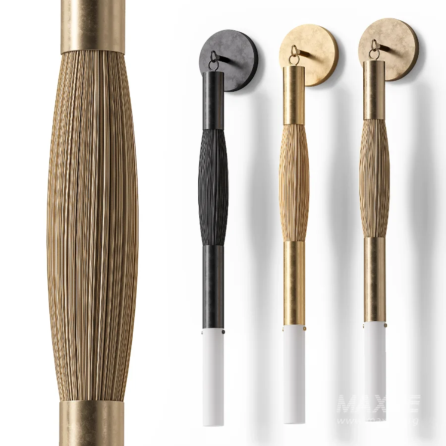 Wall Lamp Apparatus Horsehair 1 - Image 4