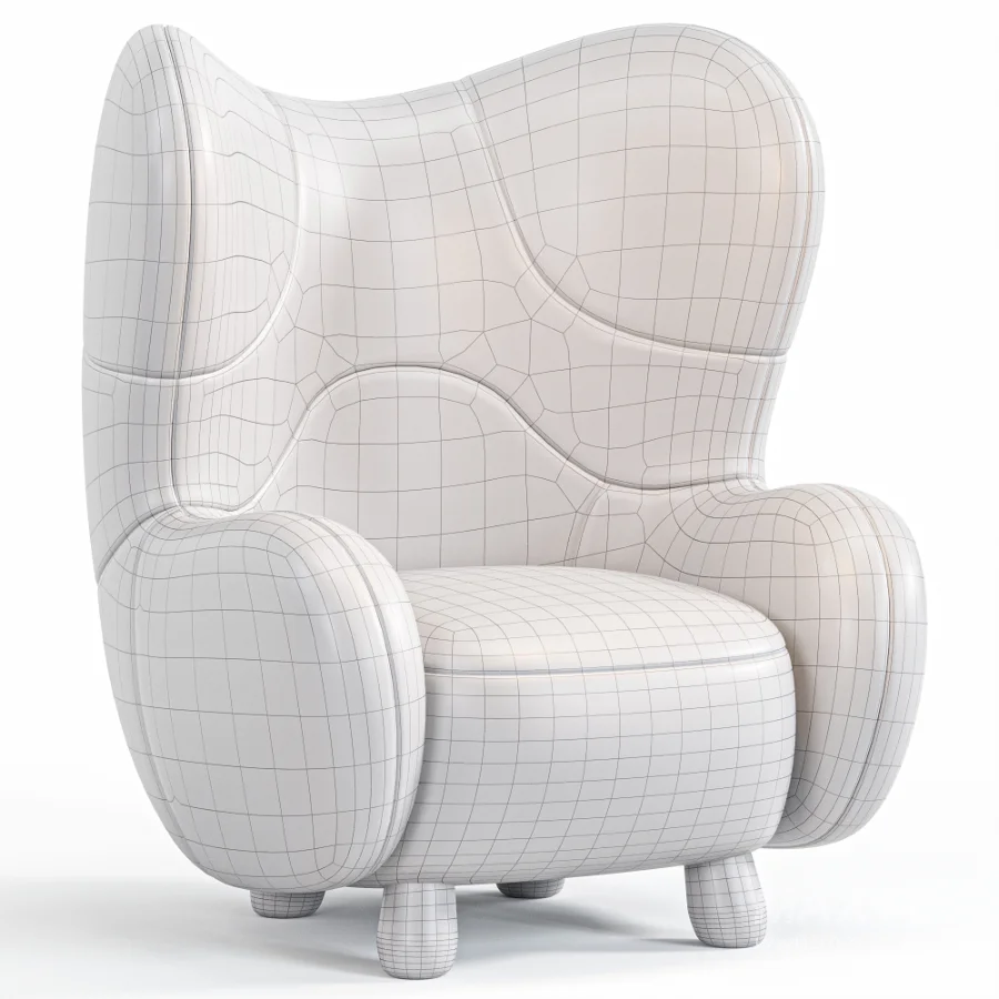 Clifford Armchair By Pierre Yovanovitch - Image 1