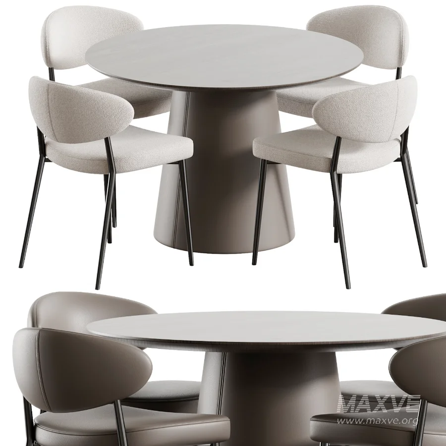 Dining set 04 - Image 1