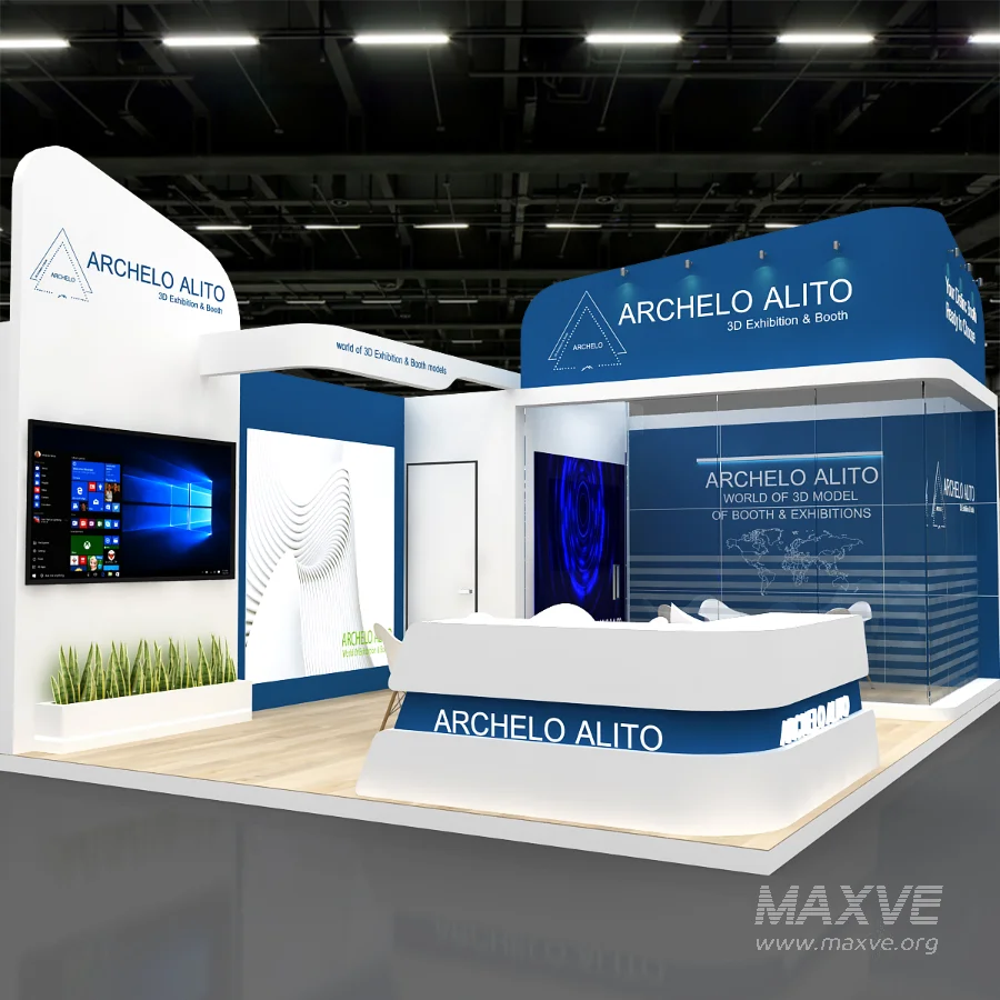 exhibition 3d model - Image 1