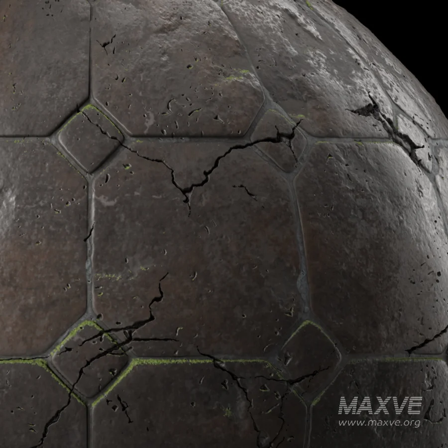 D288 Stone Pavement – Pbr 4k Seamless - Image 2