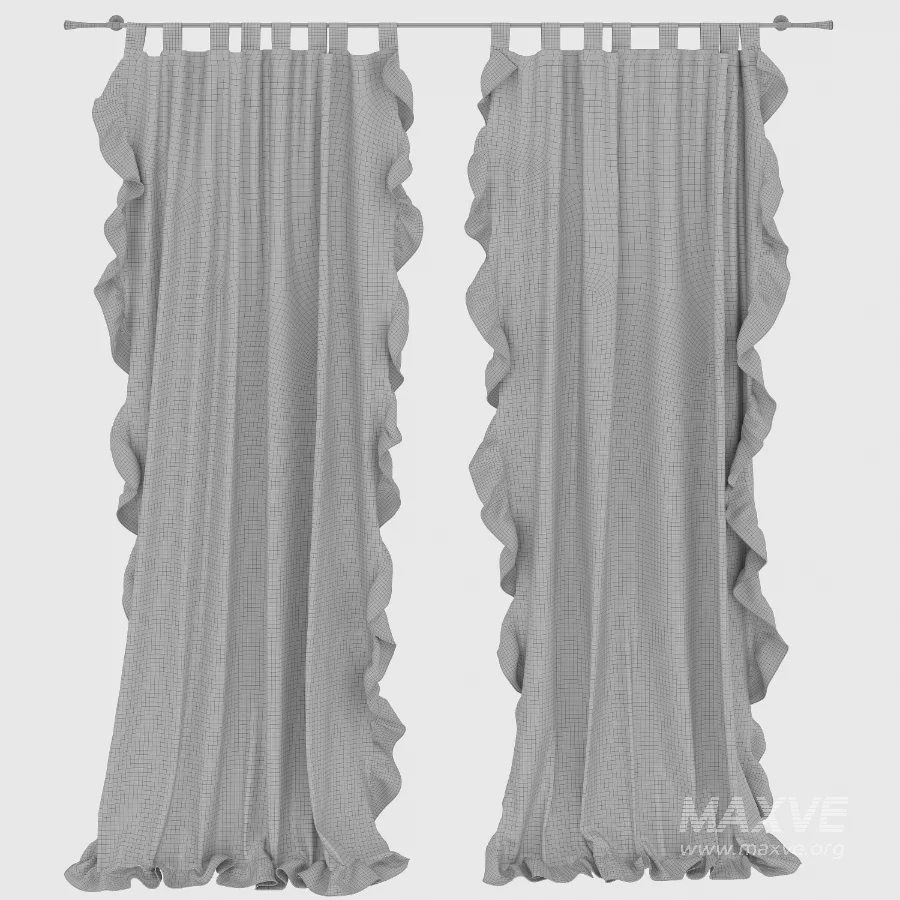 Curtains with ruffles Interstil Epilog cornice - Image 6