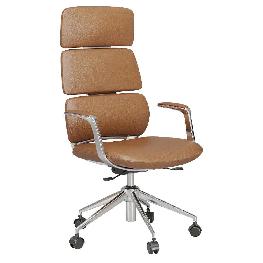 Vegan Leather Office Chair - Image 1