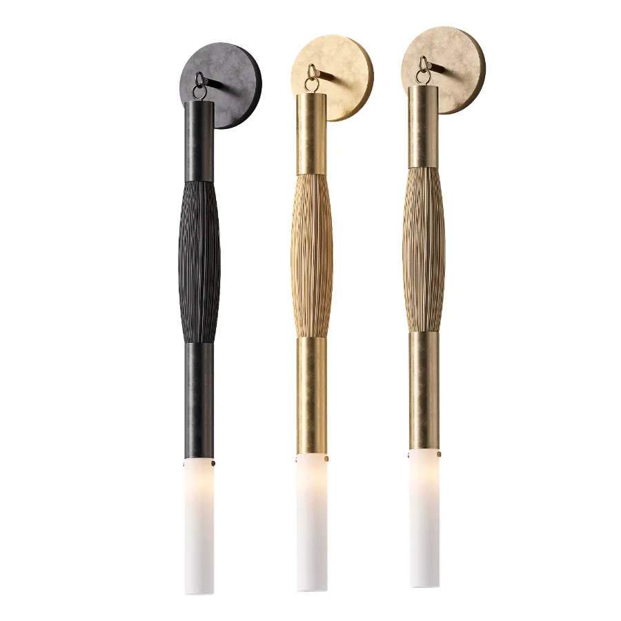 Wall Lamp Apparatus Horsehair 1 - Image 2