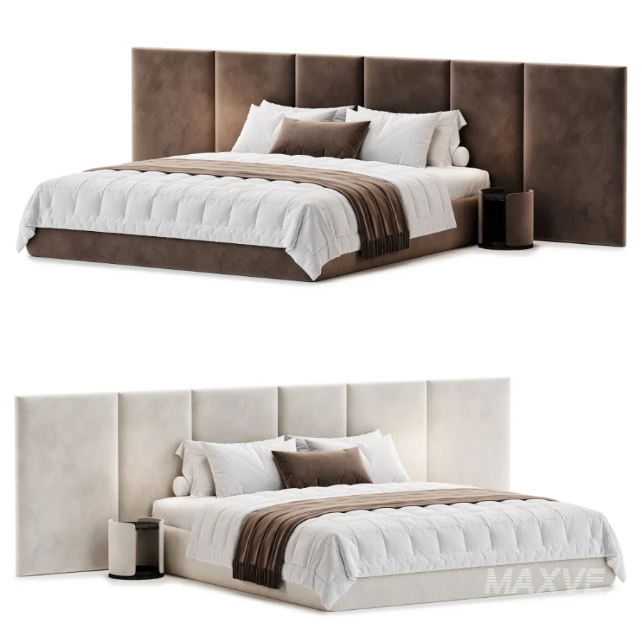 Bed Garda Design With Wide Headboard - Image 2