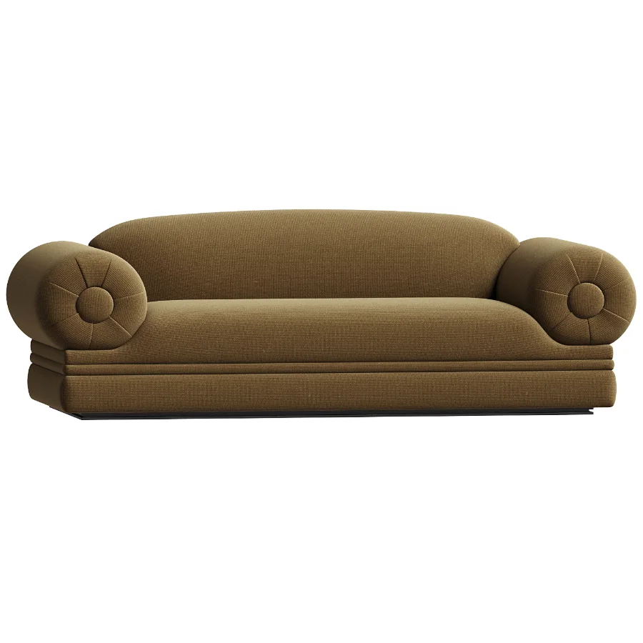 Beige Jacquard Sofa Louison - Image 1