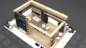 booth 3d model - Thumbnail 4