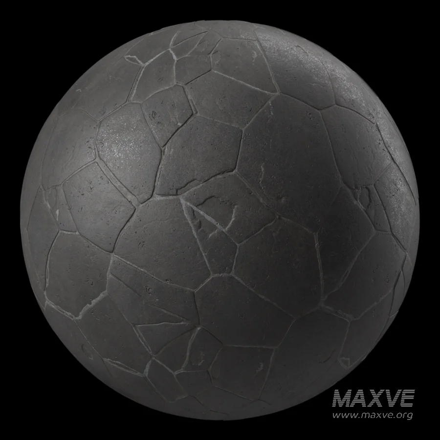 D285 BrushRock Pavement – Pbr 4k Seamless - Image 1