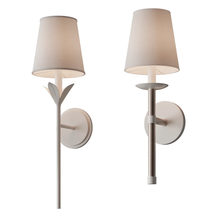Olive Leaf Stem And Demske Sconce - Image 2