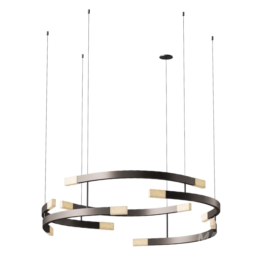CTO Lighting Trace Circular Chandelier - Image 2