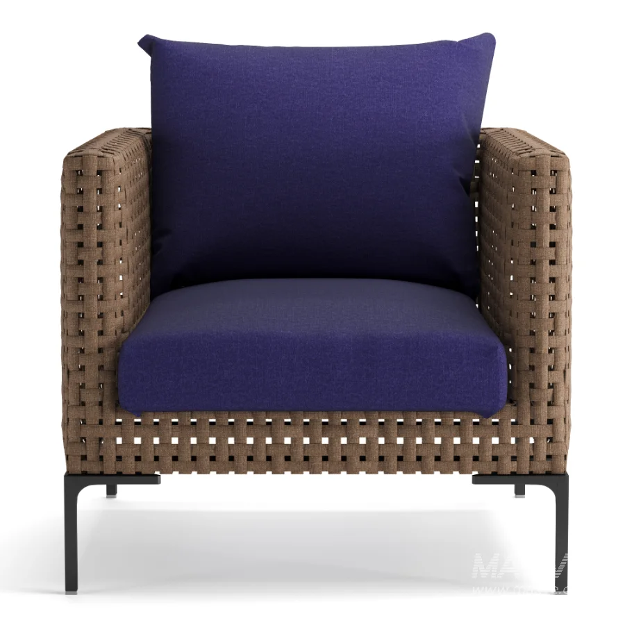 Charles Outdoor Armchair - Image 6