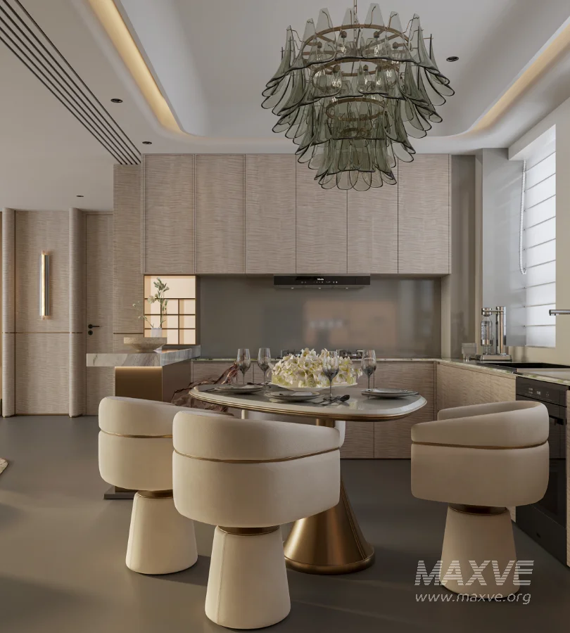 Luxury living room and dining room - Image 13