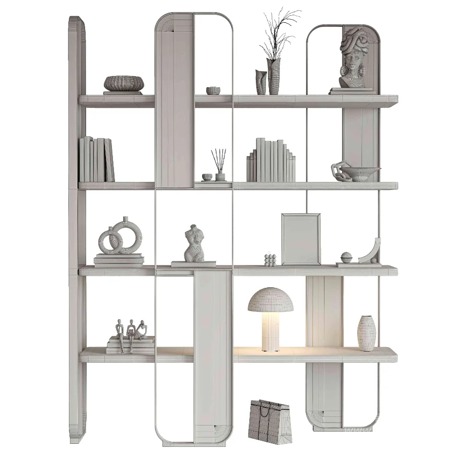 Decorative Shelves-Rack Set 7-Leila - Image 7