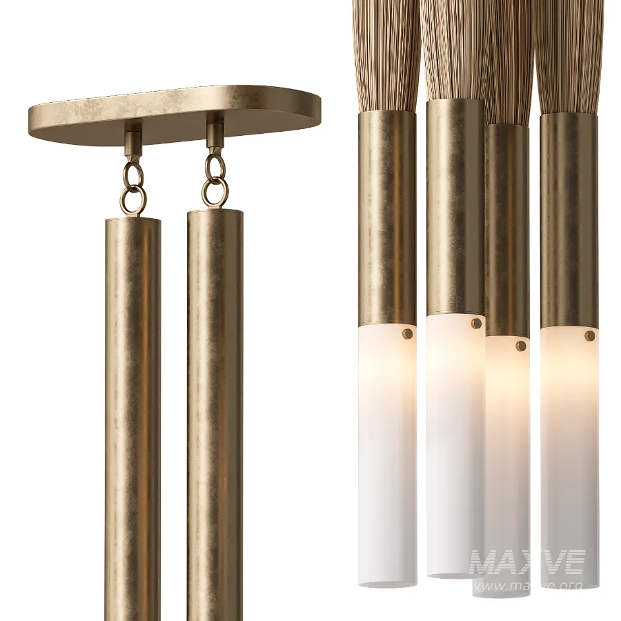 Pendant Lamp Apparatus Horsehair 4 - Image 4