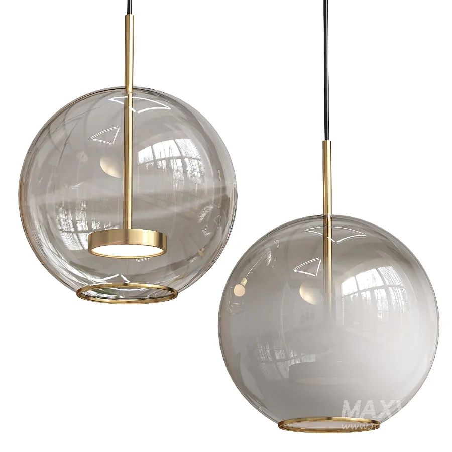 Blown Glass Led Pendant Light - Image 1