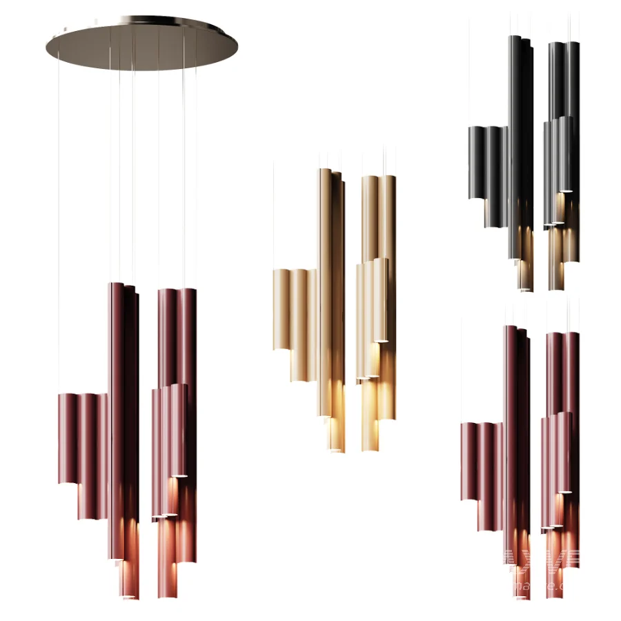 Lambert Fils Silo Atelier 02 Chandelier - Image 1