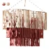 Merida 3-Level Mexican Handmade Tassel Chandelier - Thumbnail 1