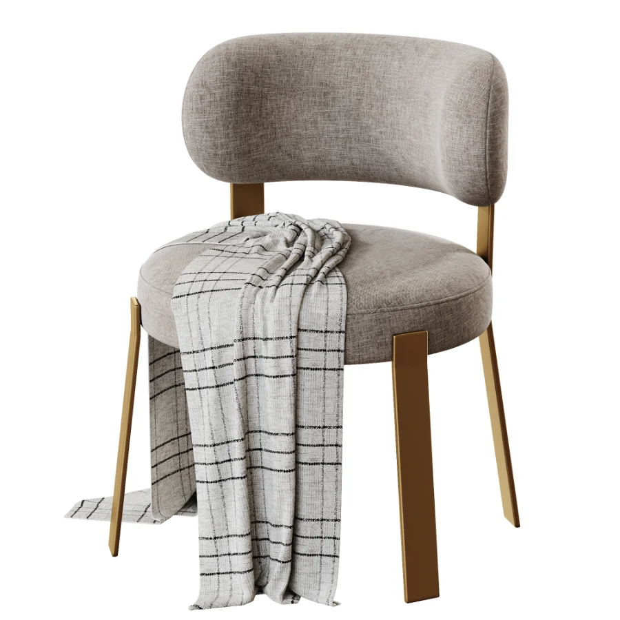 Boucle Dining Chair - Image 3