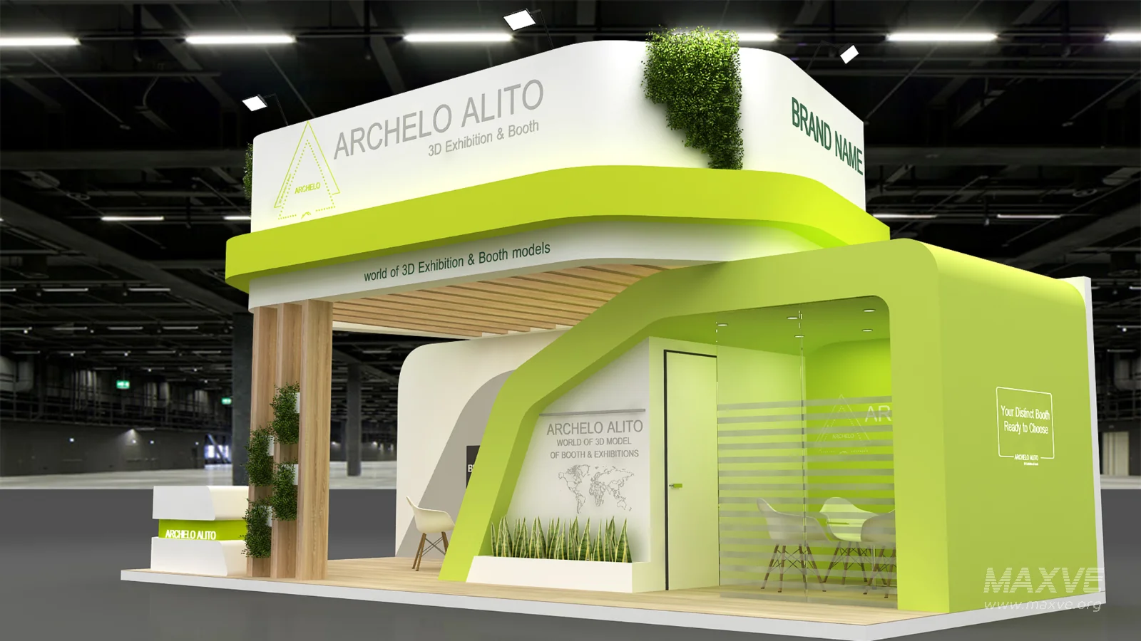 booth 3d model - Image 5