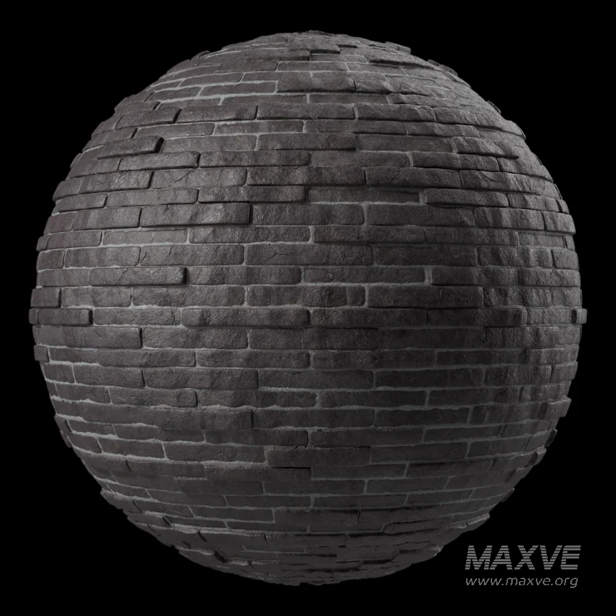 D316 Decorative Slat Stone wall – Sbsar Pbr 4k Seamless - Image 1