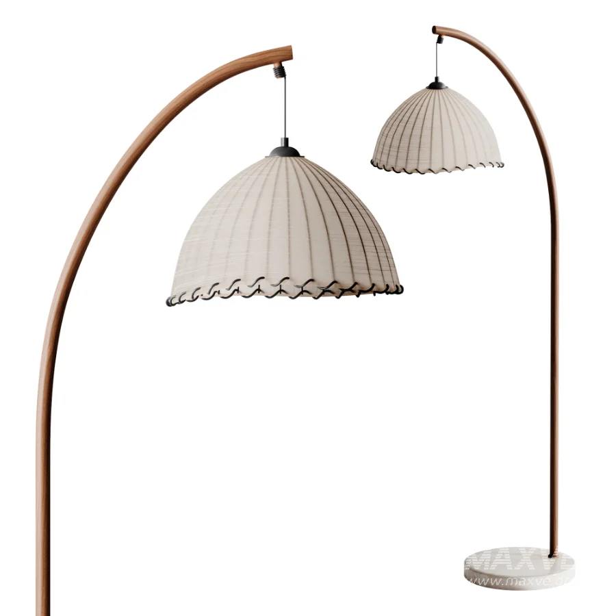 Bamboo Floor lamp - Image 4