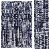 Fusion Blue Handwoven Indoor Outdoor Rug - Thumbnail 1