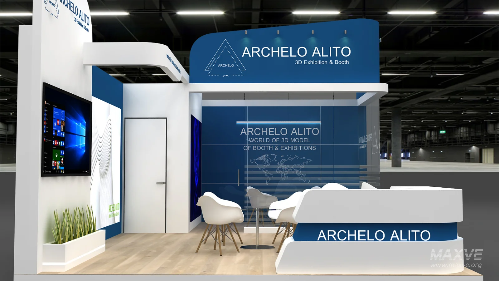 exhibition 3d model - Image 2