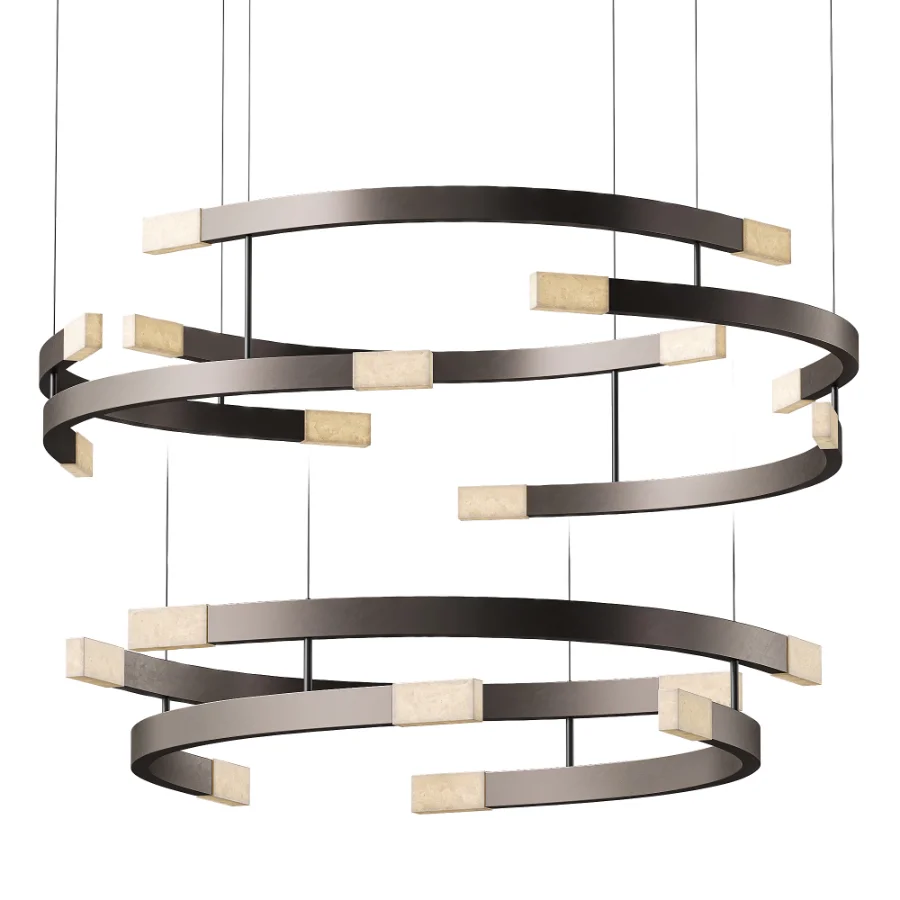 CTO Lighting Trace Circular Chandelier - Image 1