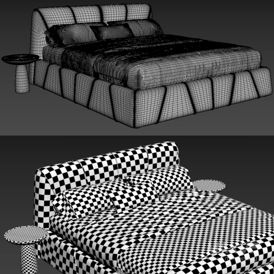 Contemporary Double Bed By VGS - Image 3