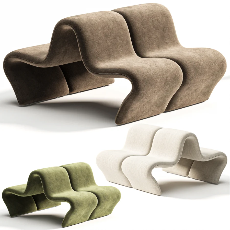 Dos a Dos Louvre Pierre Paulin by 1stdibs - Image 5