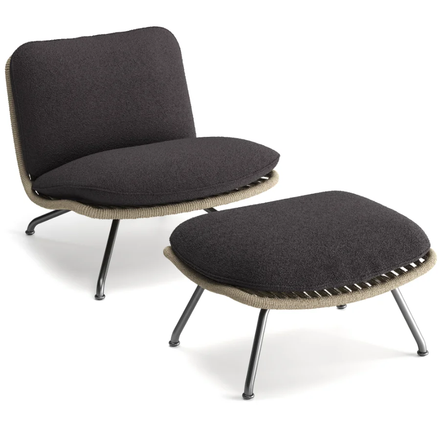 Pattie Cord Outdoor Armchair - Image 5