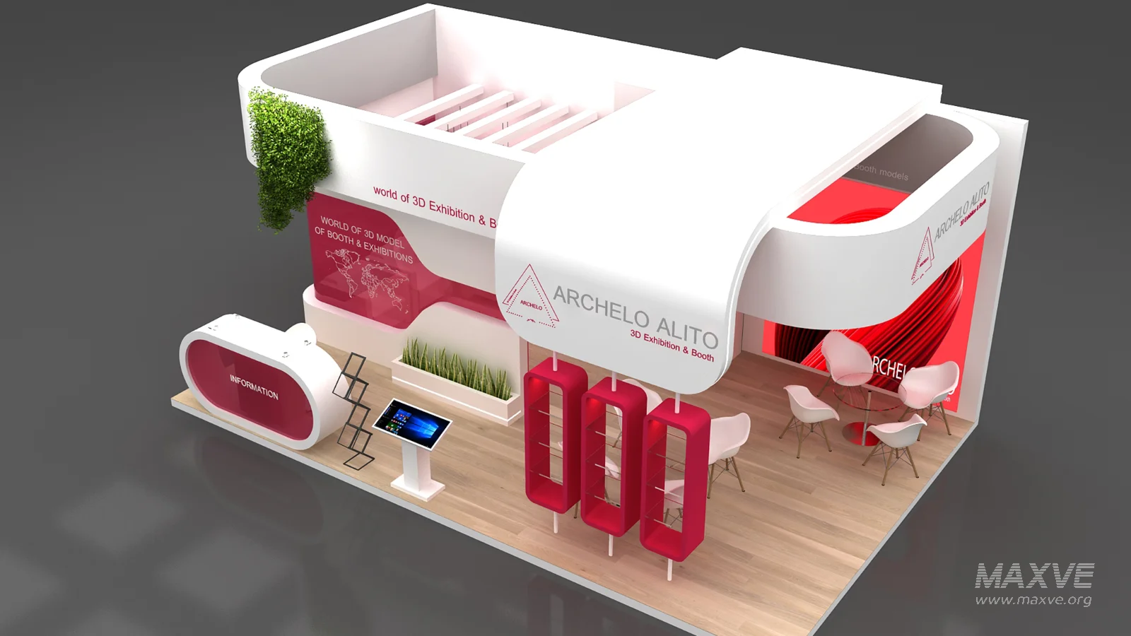 3D Exhibition Booth Model - Image 3