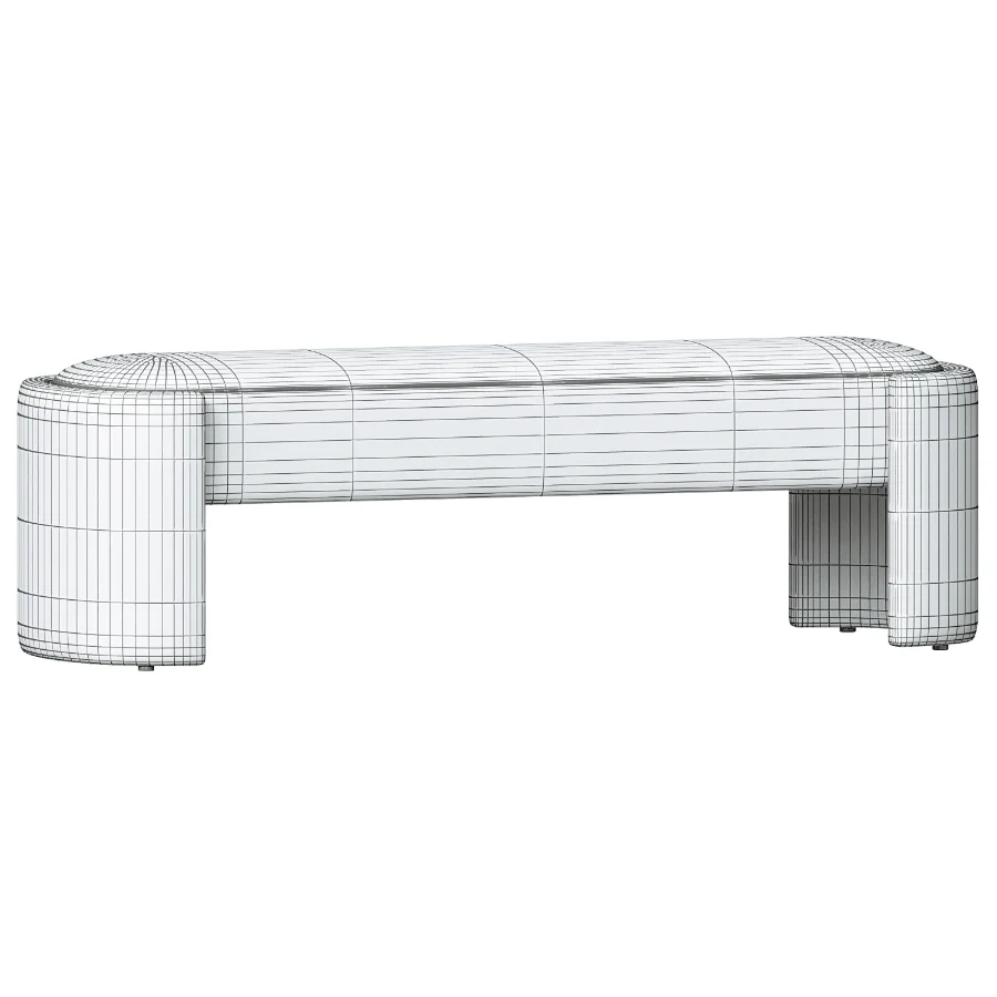 Blaine Sleek And Stylish Long Shaped Bench - Image 2