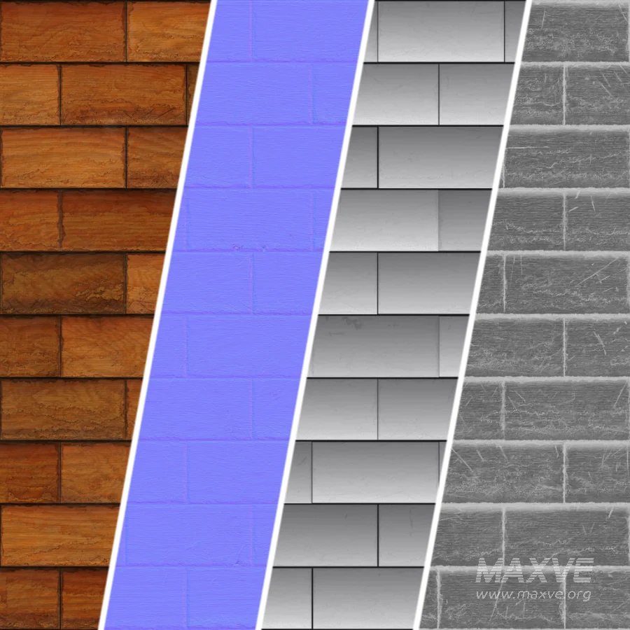 D261 Wood Roofing by Snow – Sbsar Seamless PBR 4k - Image 3