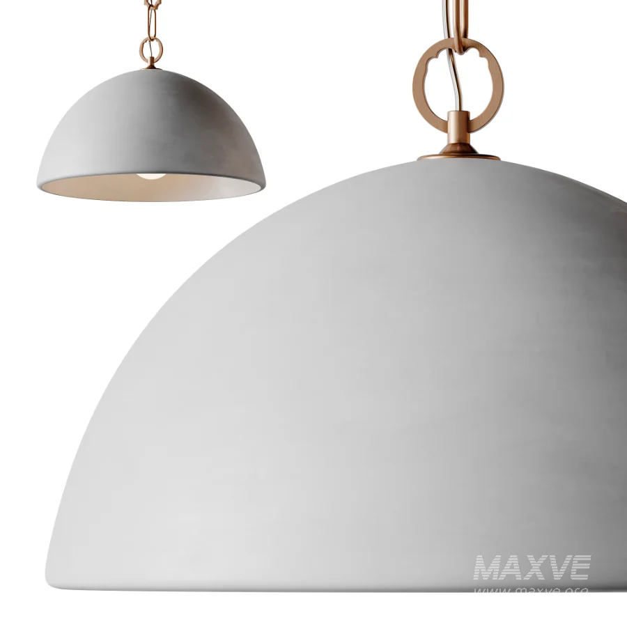 Elliot Wide Dome Pendant light - Image 3
