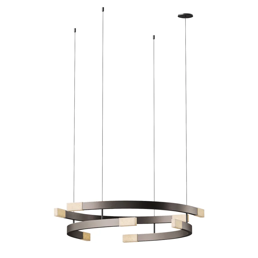 CTO Lighting Trace Circular Chandelier - Image 3
