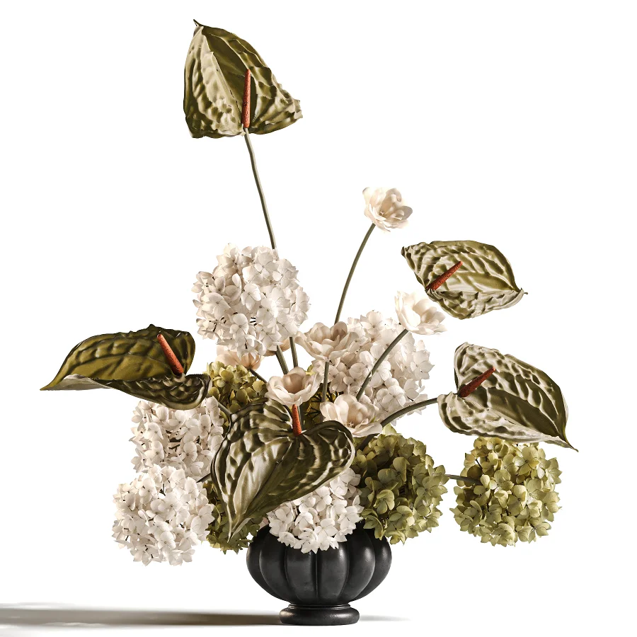 Signature Hydrangea And Anthurium Floral - Image 5