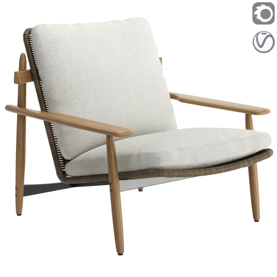Trio Outdoor Armchair - Image 1