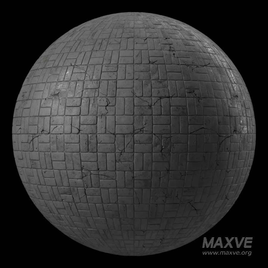 D290 Stone Pavement – Seamless Pbr 4k - Image 1